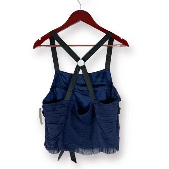 Anthropologie Shirred Tulle Tank XL NWT - Picture 6 of 10